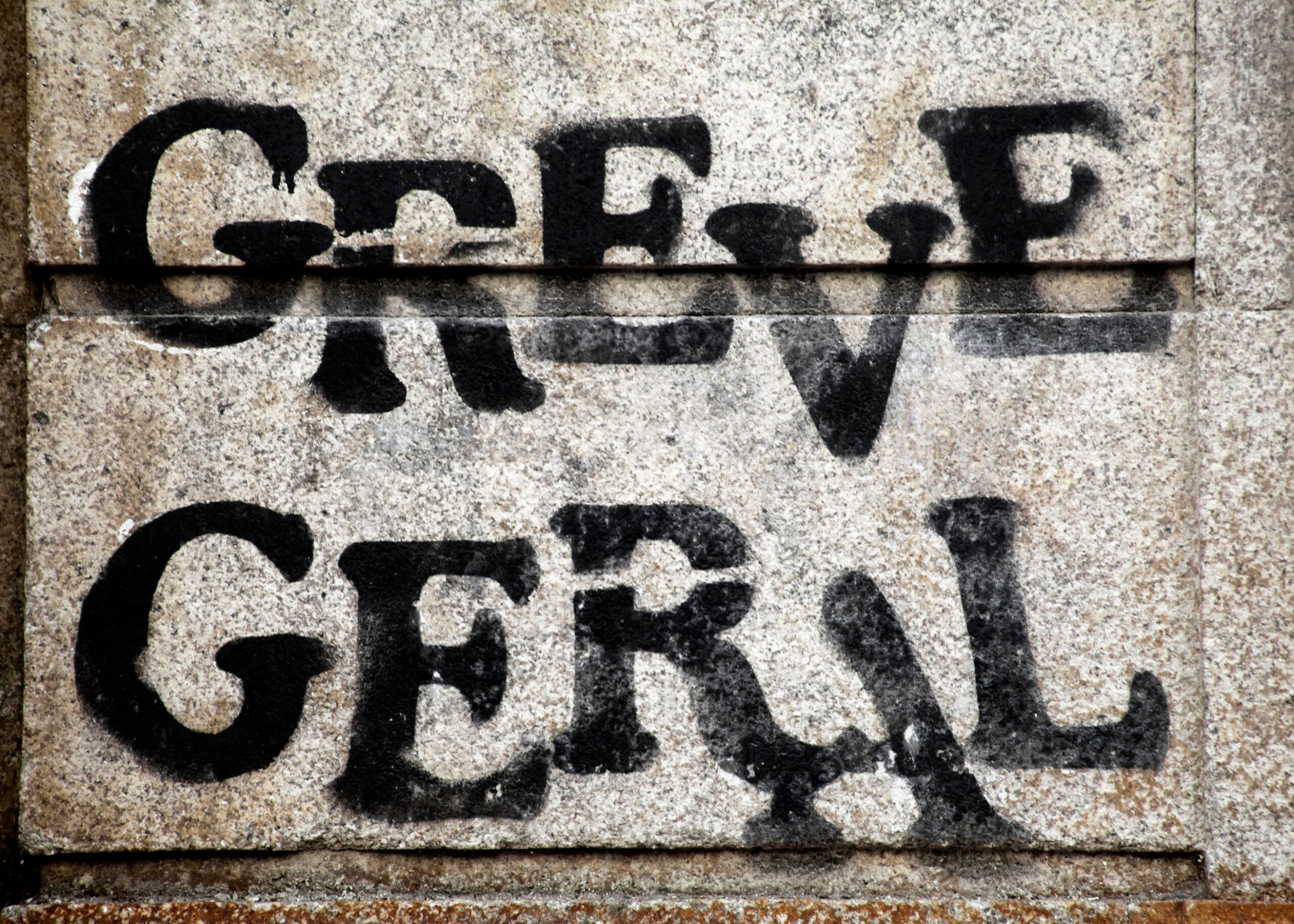 Greve geral junina: Teve luta