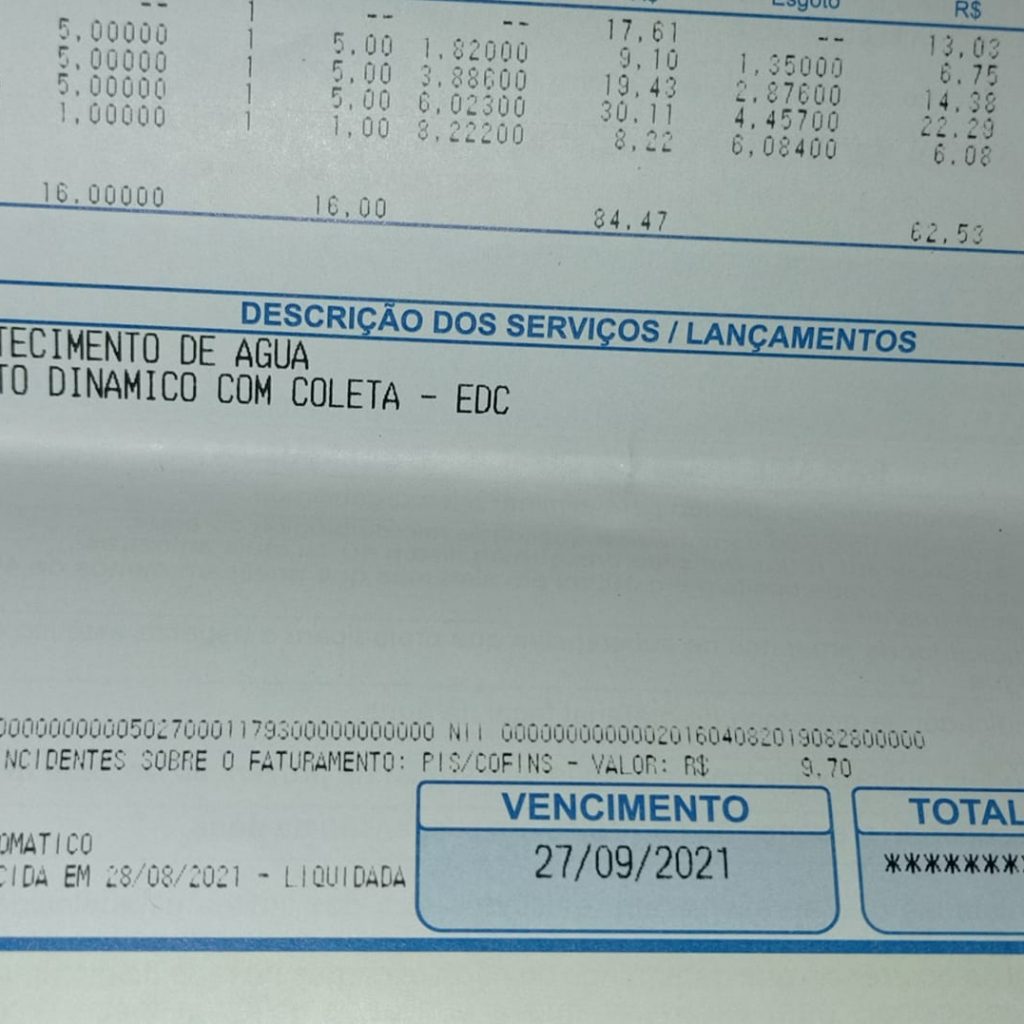 Moradores de Congonhas reclamam de altos valores na conta de água