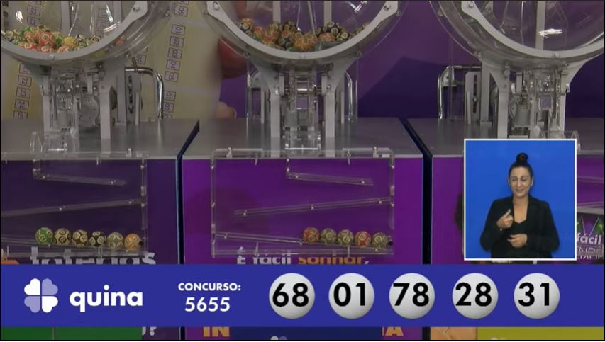 Confira o resultado da Quina 5655 de sábado (11/9/21)