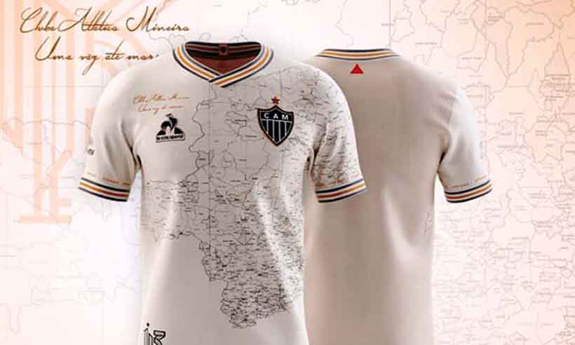 Camisa do Atlético é eleita a segunda mais bonita do mundo