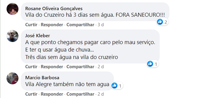 Ouro Preto: moradores começam o ano sem abastecimento e usam água da chuva para necessidades básicas