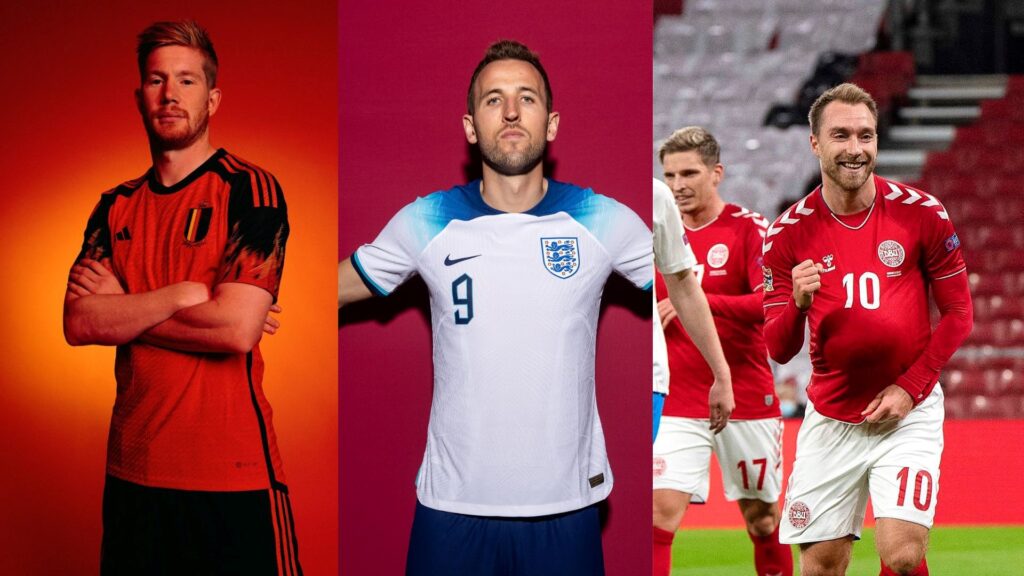 De Bruyne, Kane e Eriksen atuam na Premier League