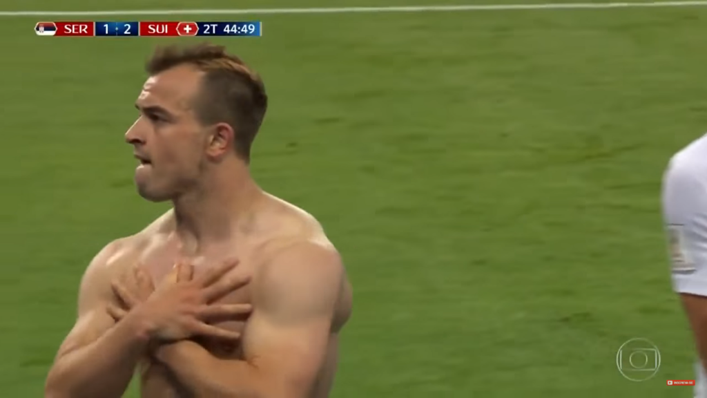 Momento ficou eternizado para os suíços