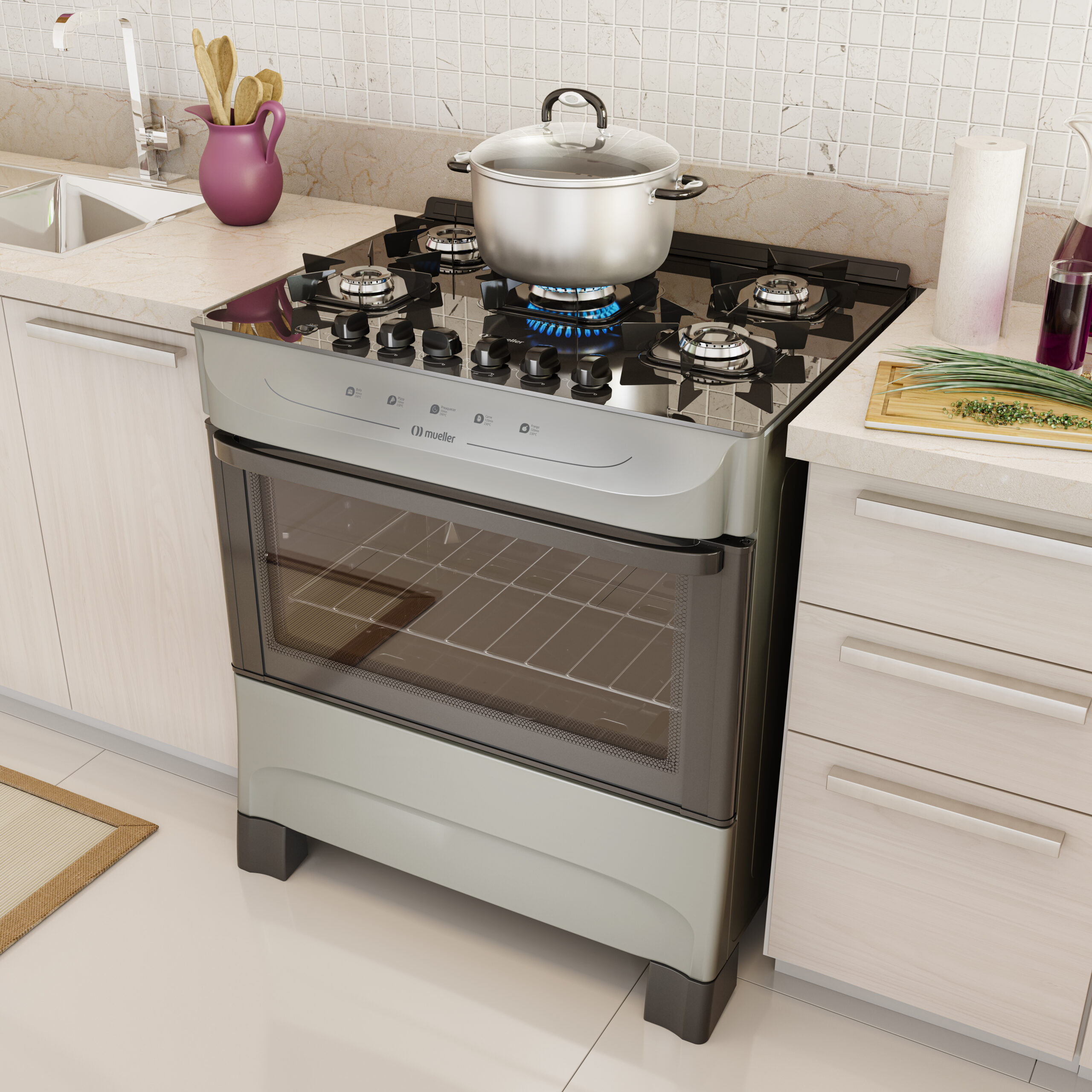 Vantagens, mitos e cuidados com o fogão e cooktop com mesa de vidro