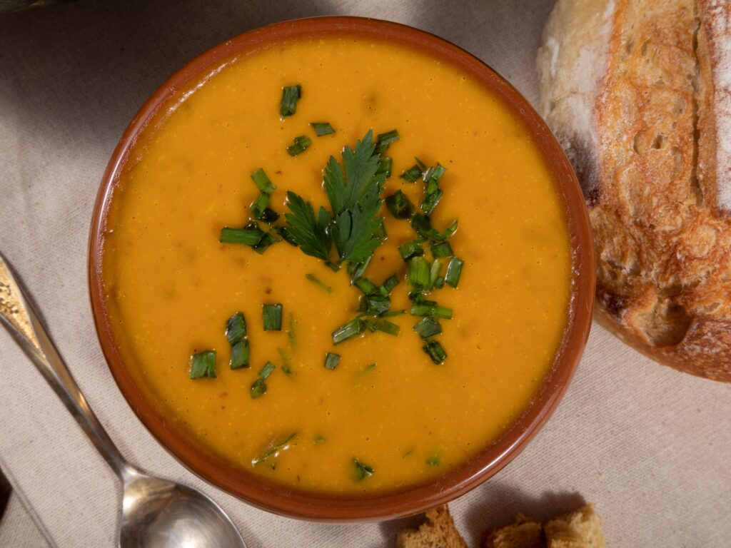 caldo de abóbora