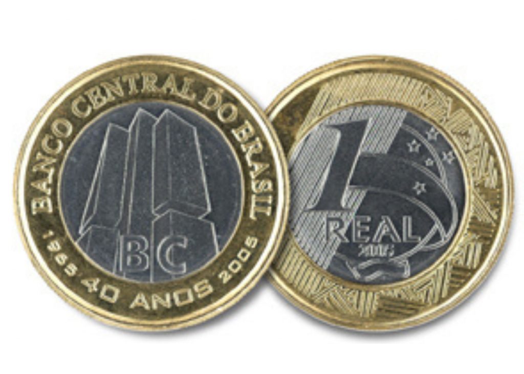 Moeda em comemoração ao 40º Aniversário do Banco Central