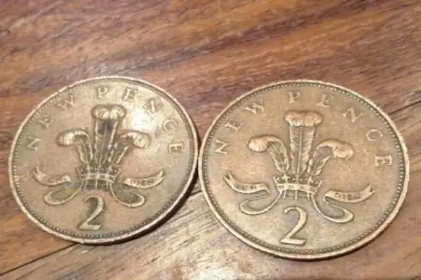 A Moeda de 2p de "New Pence" de 1983