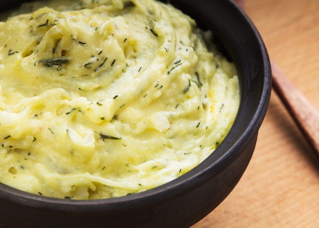 14. Purê de batata com queijo