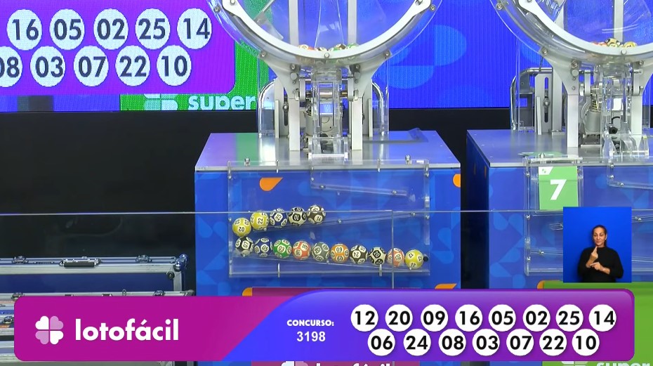 Números da Lotofácil de hoje, concurso 3198