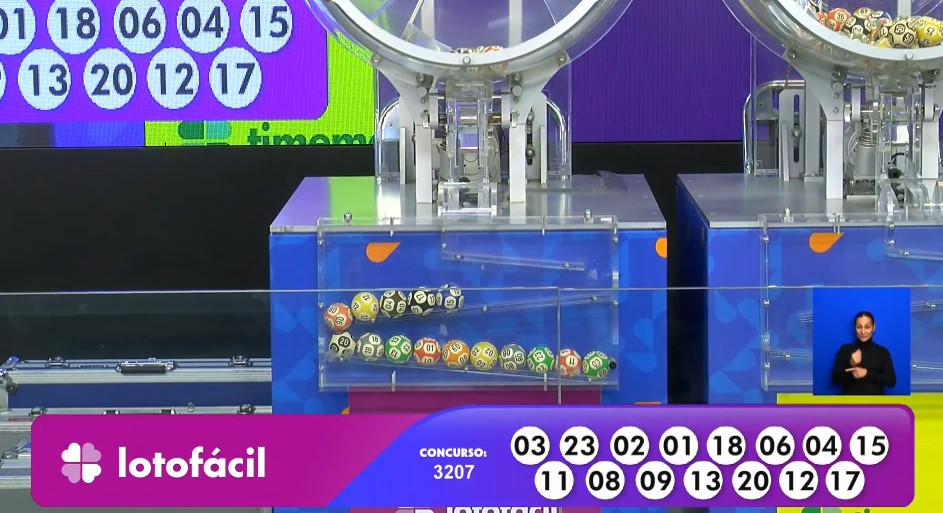 Números da Lotofácil 3207
