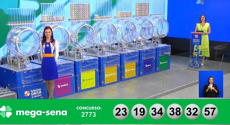 Números da Mega-Sena concurso 2773