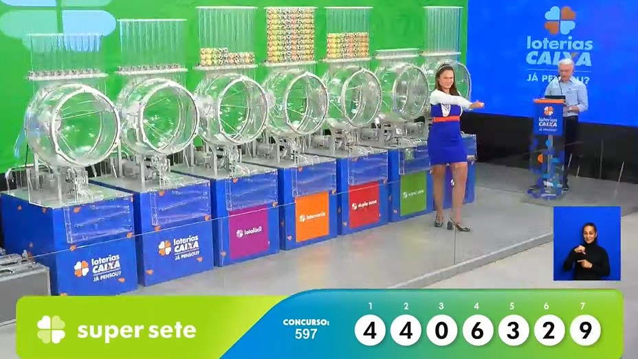 Números da Super Sete de hoje, concurso 597