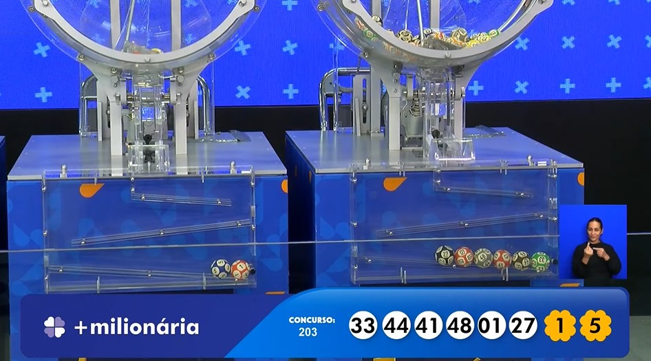 Números do sorteio da +Milionária 203