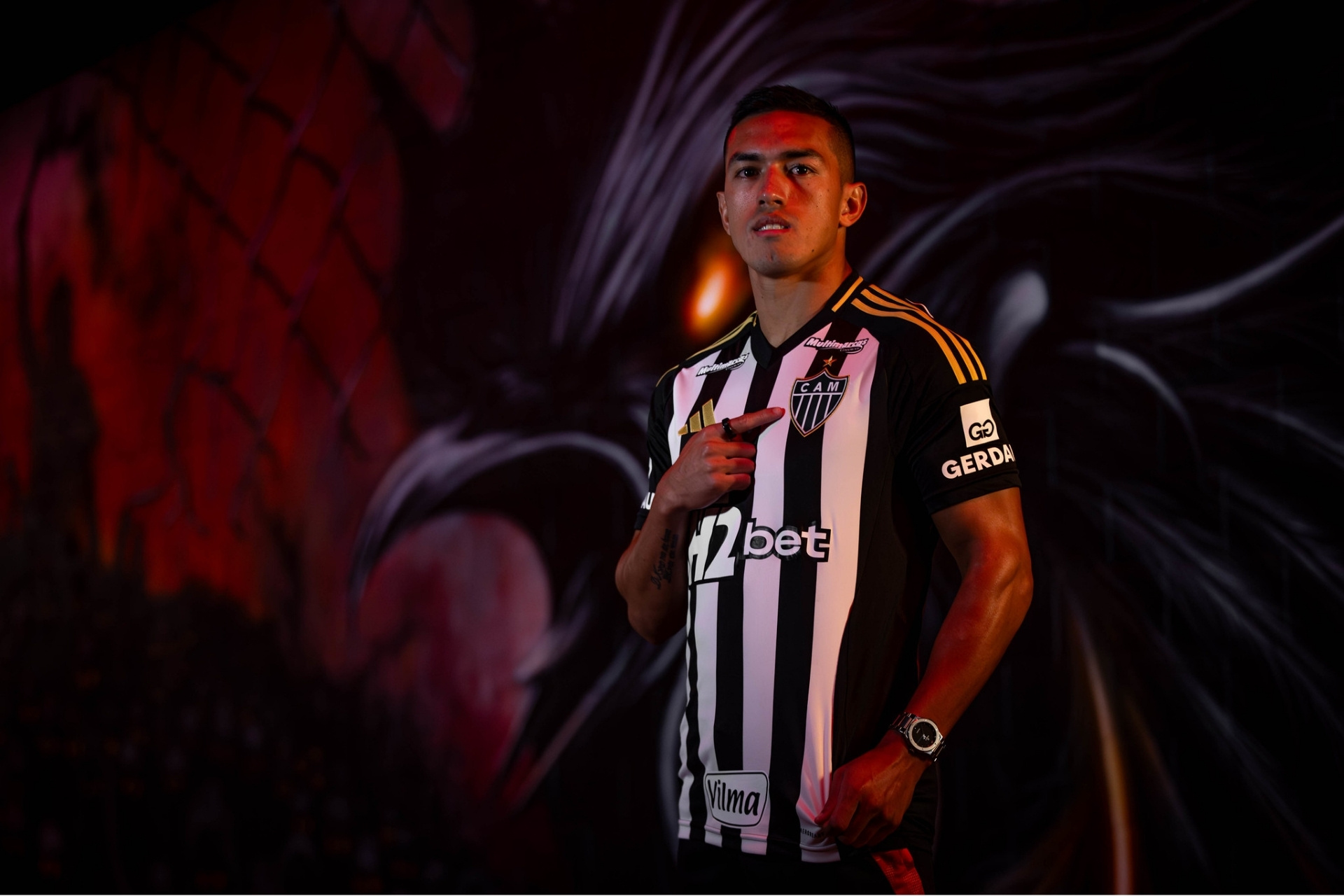 Cuello é dúvida para o clássico entre Atlético e Cruzeiro no Mineirão