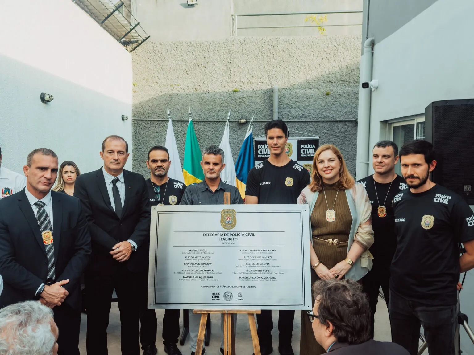 Itabirito inaugura nova sede da Delegacia da Polícia Civil no bairro Praia