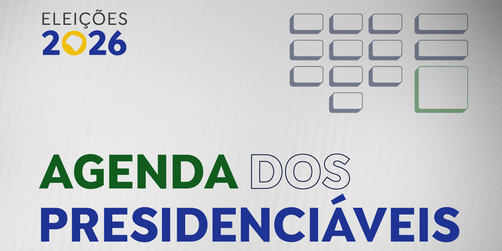 Confira a agenda dos presidenciáveis nesta quarta-feira (26)