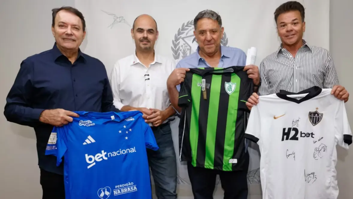 Governo de Minas anuncia R$ 32 milhões em patrocínios para Atlético, Cruzeiro e América