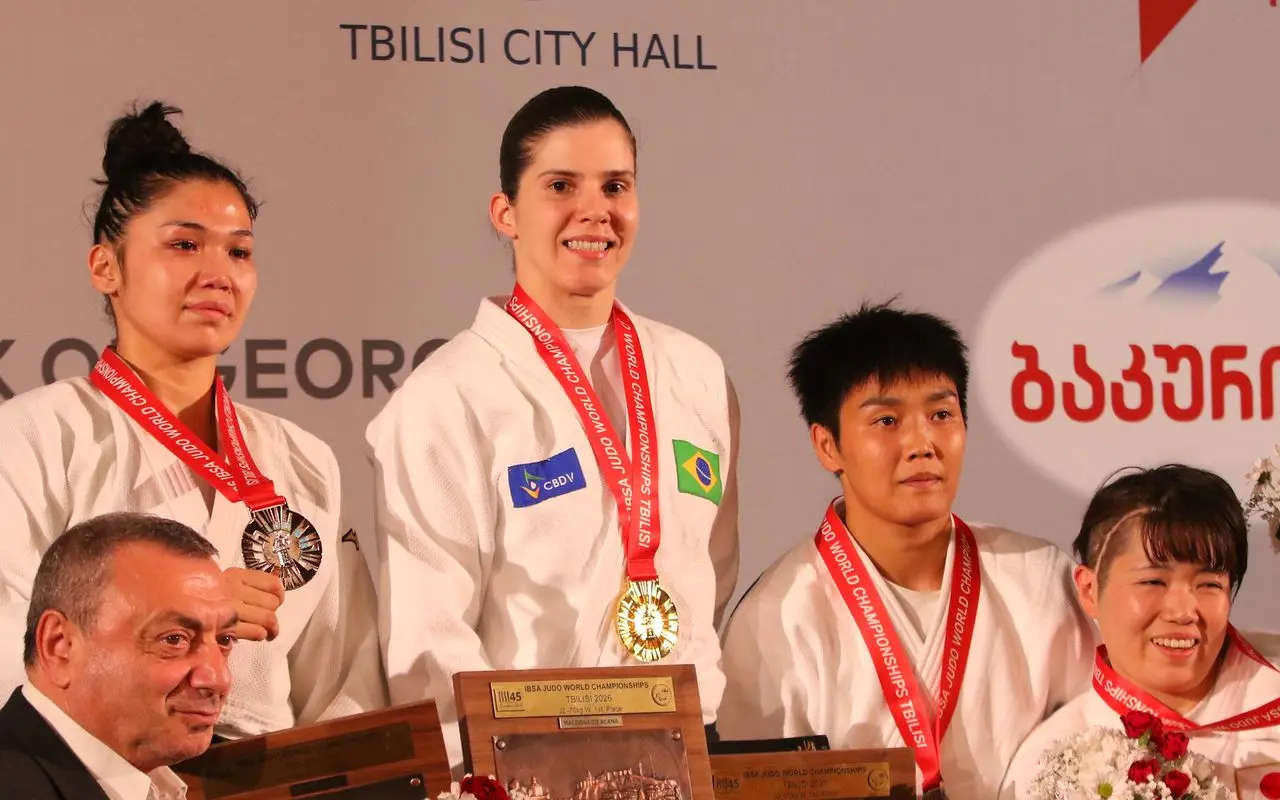 Brasil conquista três ouros no Mundial Paralímpico de Judô