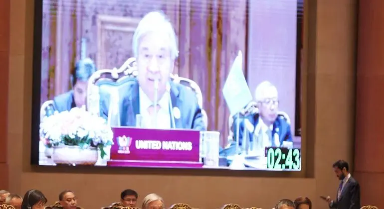 Em encontro dos Brics, na Índia, Guterres pede renovação para crescimento