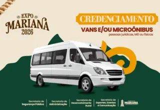 Expo Mariana terá vans e micro-ônibus com tarifa fixa de R$ 10 por trecho