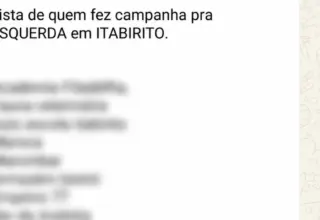 Lista de boicote a comércios em Itabirito gera alerta sobre perseguição política