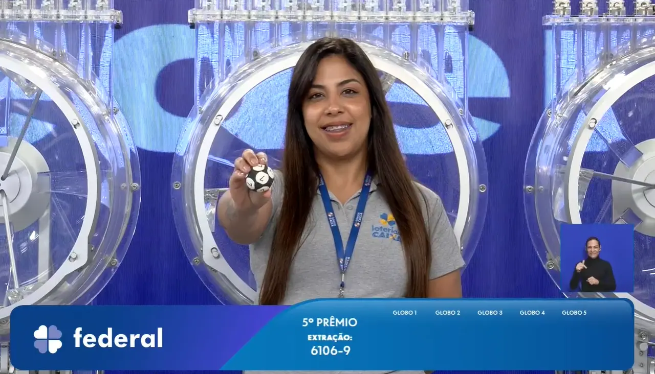 Resultado da Loteria Federal 6106 de sábado (03/10/2026)