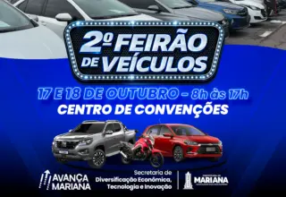 2º Feirão de Veículos promete movimentar mais uma vez o setor automotivo de Mariana 