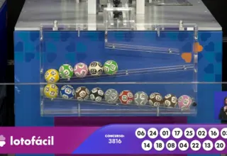 Números do sorteio da Lotofácil 3816
