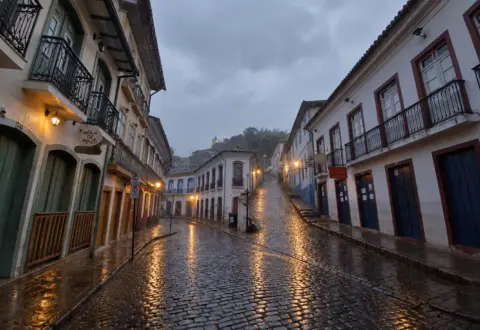 Ouro Preto tem previsão de chuva e trovoadas nesta segunda-feira (26/10)