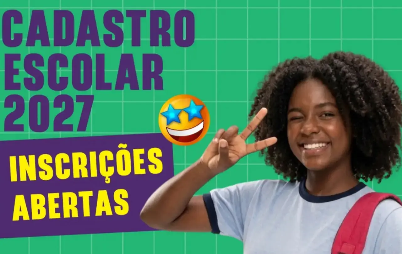 Cadastro Escolar 2027: inscrições na rede estadual de MG vão até 13 de novembro