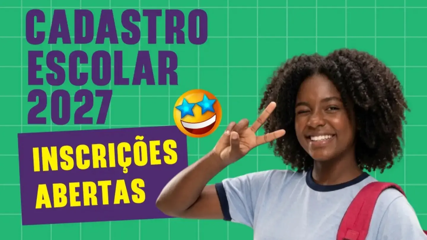 Cadastro Escolar 2027: inscrições na rede estadual de MG vão até 13 de ...